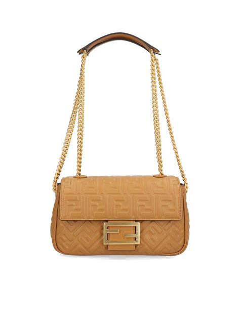 fendi baguette chain shoulder bag